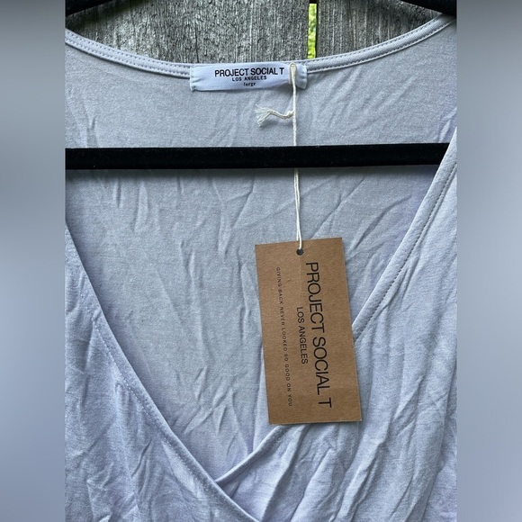 Project Social T Under Wraps Surplice Top - Picture 9 of 10